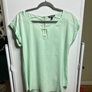 Express Mint Green Women's Top